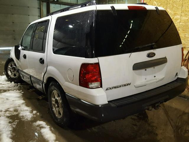 1FMPU14535LA69569 - 2005 FORD EXPEDITION WHITE photo 3