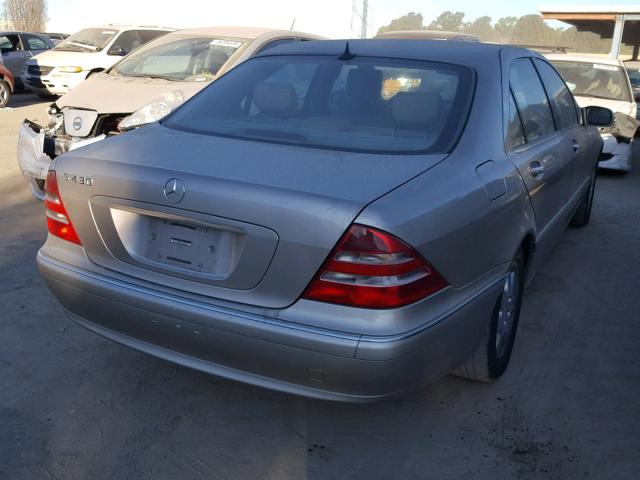 WDBNG70J1YA063258 - 2000 MERCEDES-BENZ S 430 SILVER photo 4