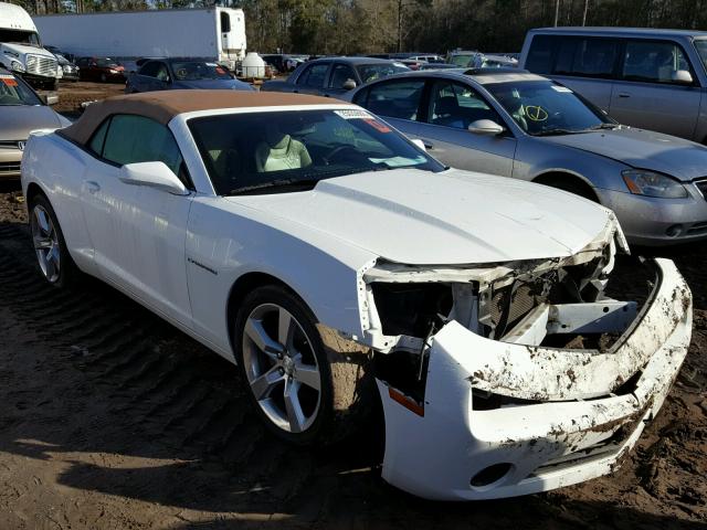 2G1FC3DD3B9214580 - 2011 CHEVROLET CAMARO LT WHITE photo 1