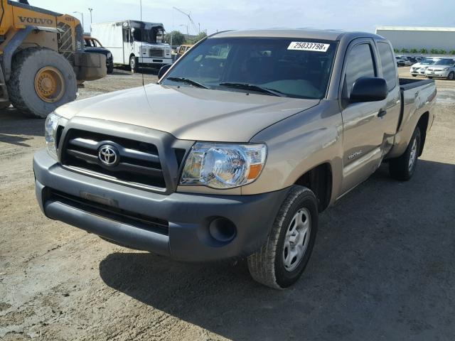 5TETX22N57Z444692 - 2007 TOYOTA TACOMA ACC TAN photo 2