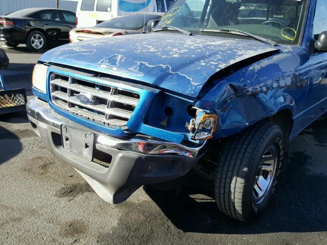 1FTYR44U72PA68349 - 2002 FORD RANGER SUP BLUE photo 9