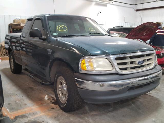 1FTRX17W71NA64351 - 2001 FORD F150 GREEN photo 1