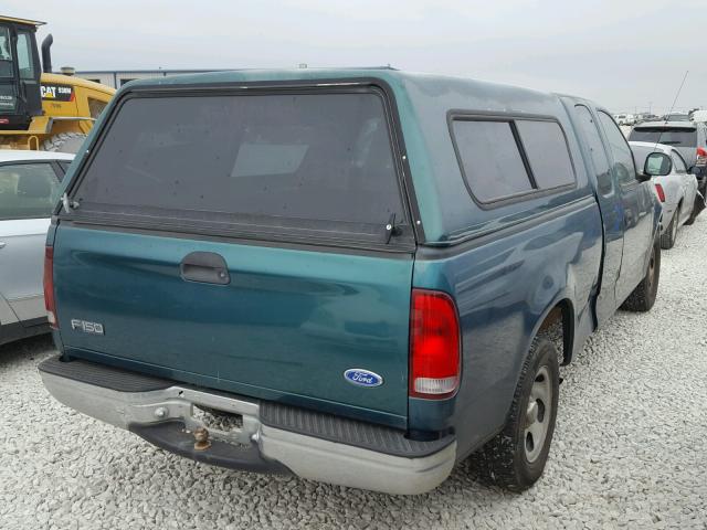 1FTDX1725VKB22777 - 1997 FORD F150 GREEN photo 4
