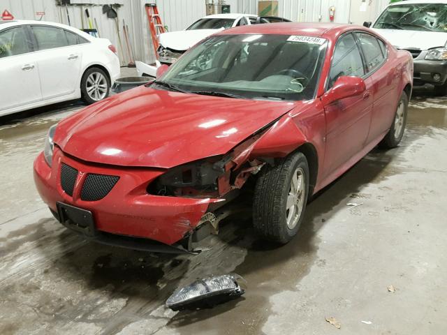 2G2WP552181108712 - 2008 PONTIAC GRAND PRIX RED photo 2