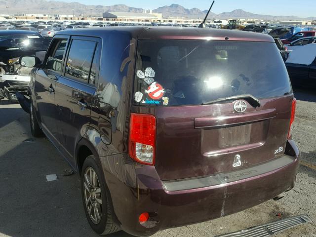 JTLZE4FEXB1128637 - 2011 TOYOTA SCION XB 紫色 照片 3