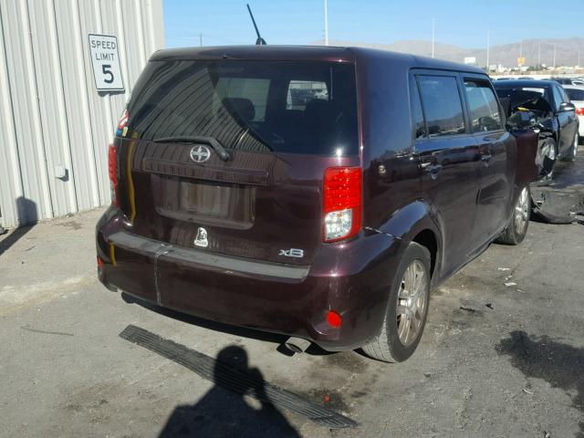 JTLZE4FEXB1128637 - 2011 TOYOTA SCION XB PURPLE photo 4