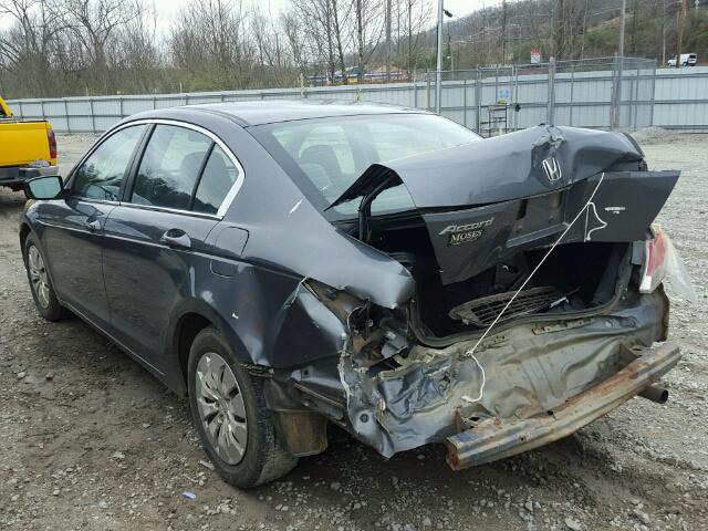 1HGCP2F30AA126846 - 2010 HONDA ACCORD GRAY photo 3