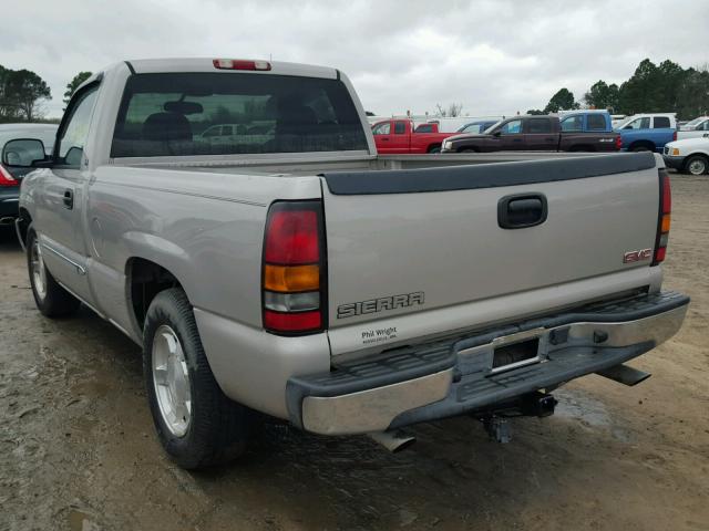 1GTEC14V05Z125527 - 2005 GMC NEW SIERRA SILVER photo 3