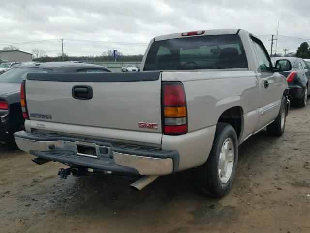 1GTEC14V05Z125527 - 2005 GMC NEW SIERRA SILVER photo 4