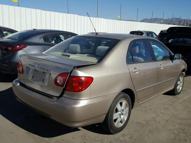 1NXBR38E14Z292204 - 2004 TOYOTA COROLLA CE GRAY photo 4