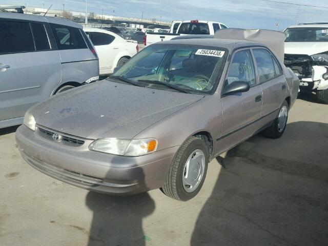 1NXBR12E1YZ365087 - 2000 TOYOTA COROLLA VE TAN photo 2