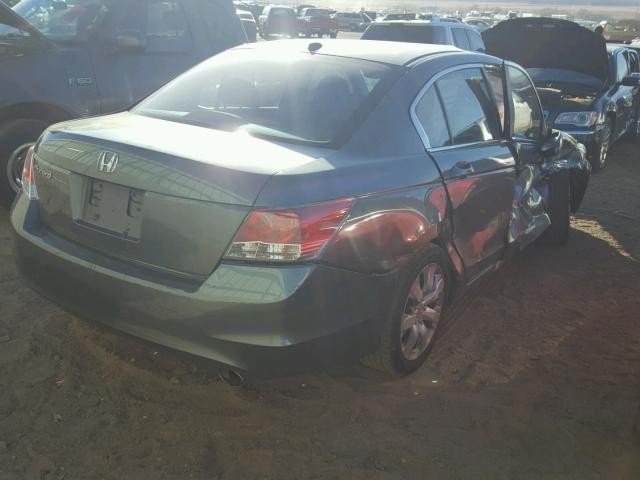 1HGCP26869A103319 - 2009 HONDA ACCORD EXL GREEN photo 4