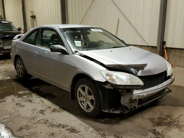 1HGEM22565L804261 - 2005 HONDA CIVIC LX SILVER photo 1