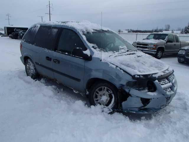 1D4GP25R85B103274 - 2005 DODGE CARAVAN SE BLUE photo 1