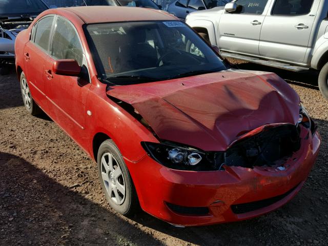 JM1BK12F861436222 - 2006 MAZDA 3 I RED photo 1