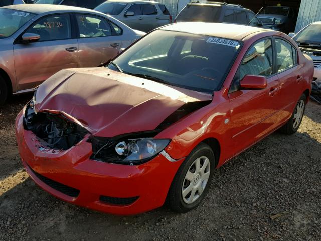 JM1BK12F861436222 - 2006 MAZDA 3 I RED photo 2