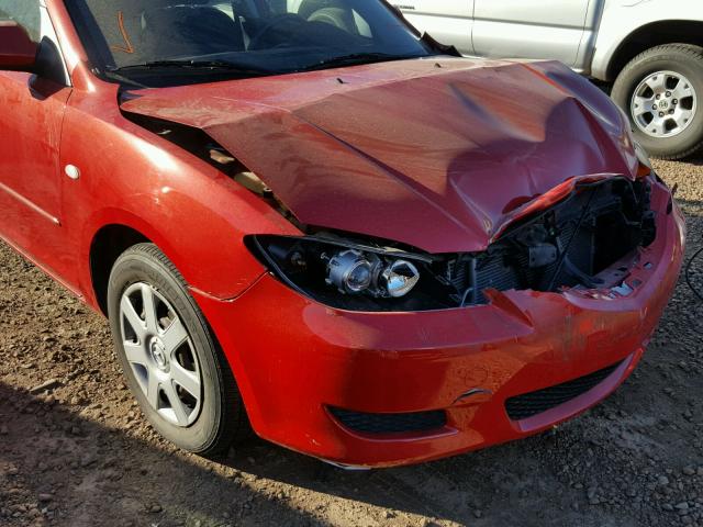 JM1BK12F861436222 - 2006 MAZDA 3 I RED photo 9