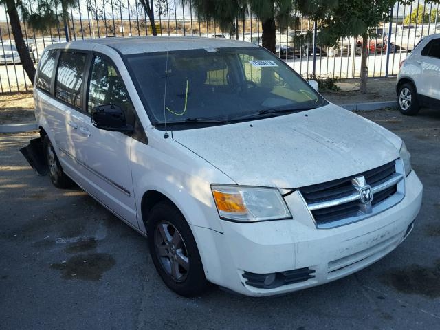 1D8HN54P28B108064 - 2008 DODGE GRAND CARA WHITE photo 1