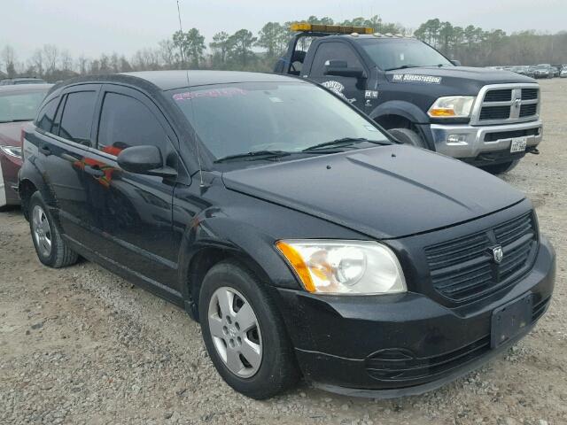 1B3HB28B18D610008 - 2008 DODGE CALIBER BLACK photo 1