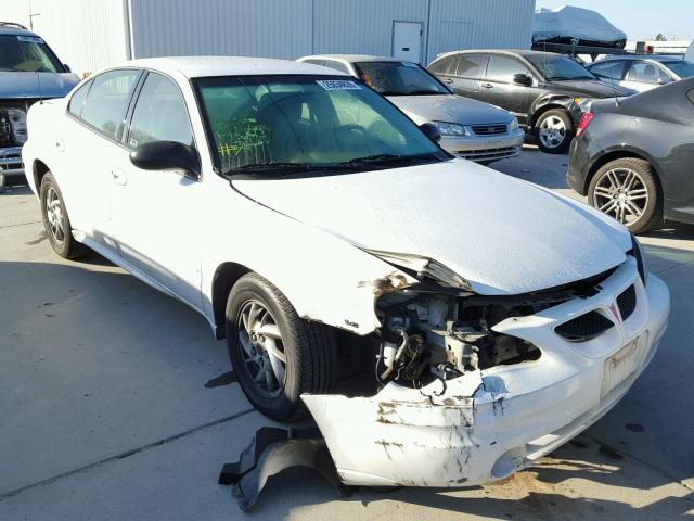 1G2NF52E53M538656 - 2003 PONTIAC GRAND AM S WHITE photo 1