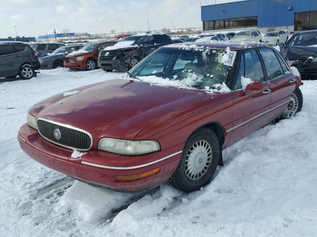 1G4HR52K8VH518477 - 1997 BUICK LESABRE LI BURGUNDY photo 2