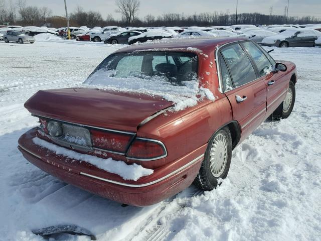 1G4HR52K8VH518477 - 1997 BUICK LESABRE LI BURGUNDY photo 4