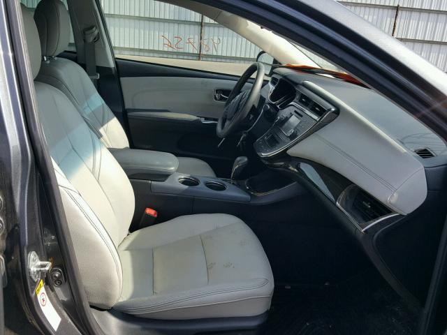 4T1BK1EB9DU001662 - 2013 TOYOTA AVALON BAS CHARCOAL photo 5