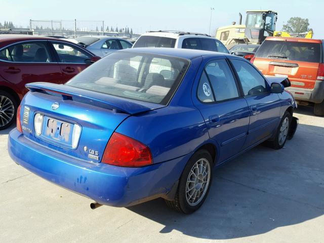 3N1CB51DX6L505497 - 2006 NISSAN SENTRA 1.8 BLUE photo 4