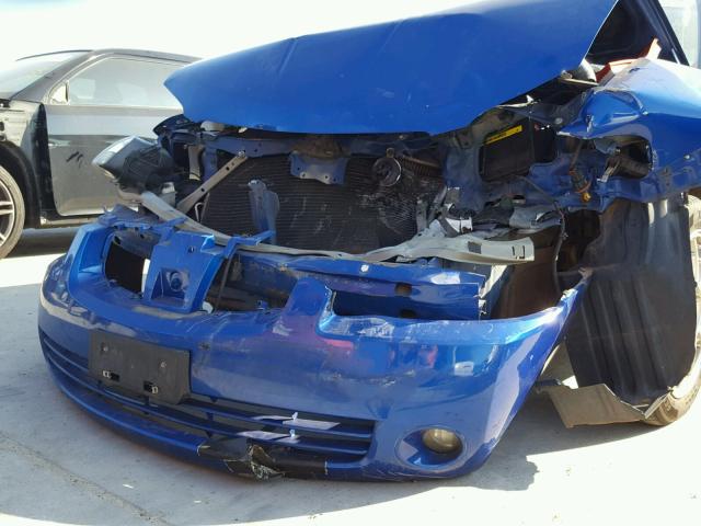 3N1CB51DX6L505497 - 2006 NISSAN SENTRA 1.8 BLUE photo 9