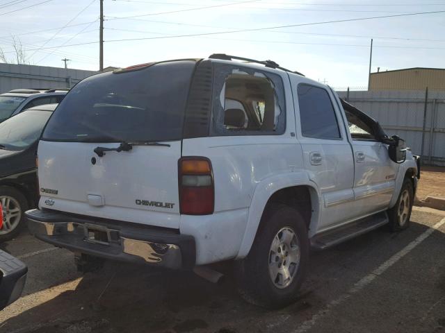 1GNEC13Z52J343906 - 2002 CHEVROLET TAHOE C150 WHITE photo 4