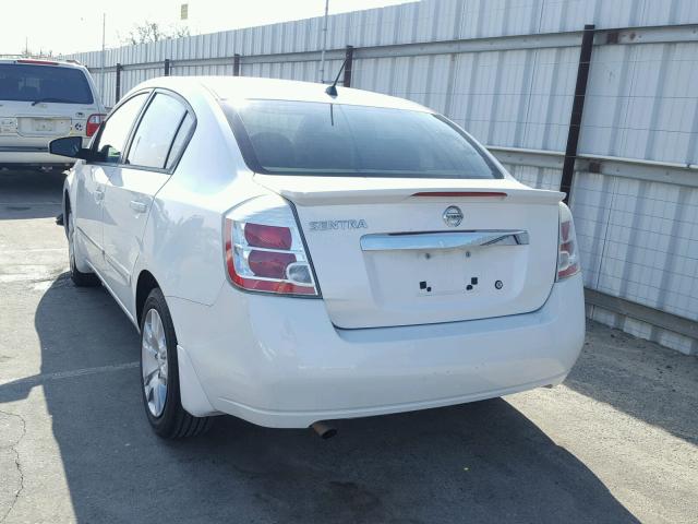 3N1AB6APXBL683072 - 2011 NISSAN SENTRA 2.0 WHITE photo 3