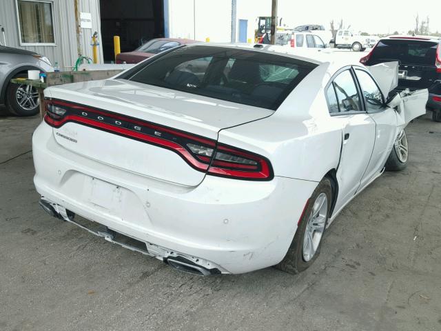 2C3CDXBGXFH742046 - 2015 DODGE CHARGER SE WHITE photo 4