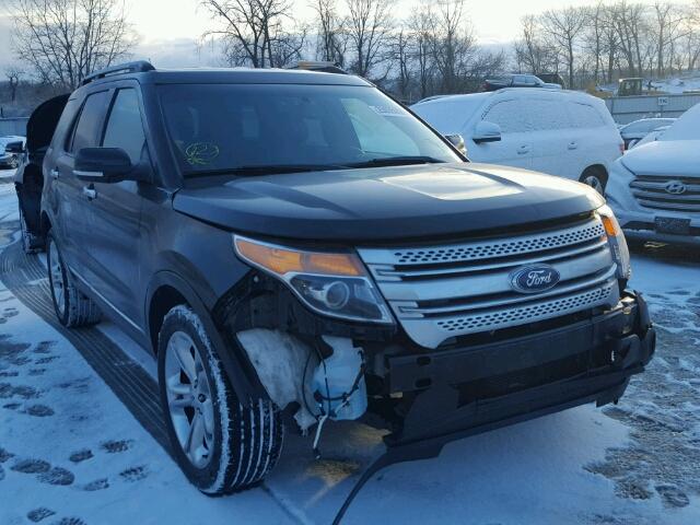 1FM5K8F8XFGB97153 - 2015 FORD EXPLORER L BLACK photo 1