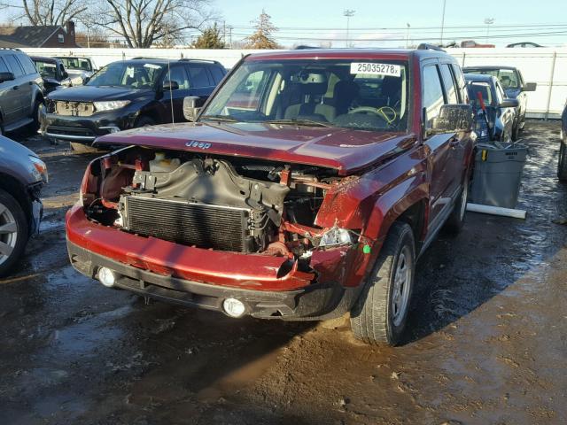 1C4NJRBB5GD614597 - 2016 JEEP PATRIOT SP RED photo 2