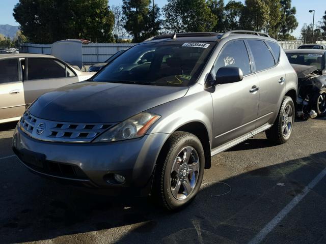 JN8AZ08W65W437237 - 2005 NISSAN MURANO SL CHARCOAL photo 2