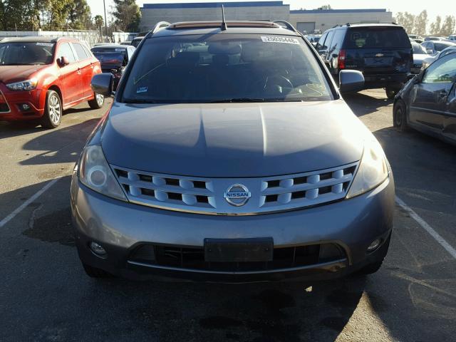 JN8AZ08W65W437237 - 2005 NISSAN MURANO SL CHARCOAL photo 9