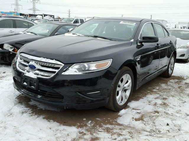 1FAHP2EW9BG185396 - 2011 FORD TAURUS SEL BLACK photo 2