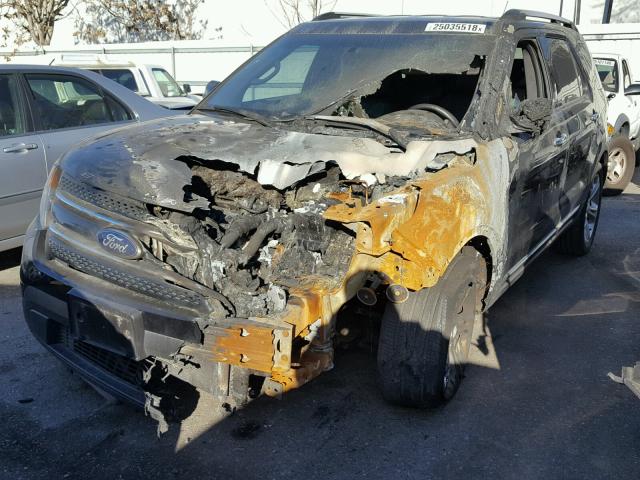 1FM5K8F83EGC59099 - 2014 FORD EXPLORER L BURN photo 2