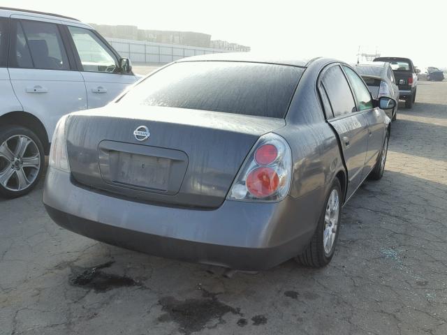 1N4AL11D35N913368 - 2005 NISSAN ALTIMA S CHARCOAL photo 4