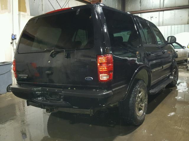 1FMPU16L71LB50855 - 2001 FORD EXPEDITION BLACK photo 4