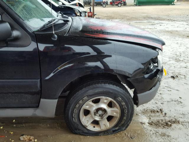 1FMZU67E93UA33474 - 2003 FORD EXPLORER S BLACK photo 9