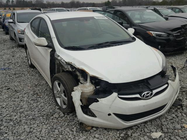 5NPDH4AE5BH041211 - 2011 HYUNDAI ELANTRA GL WHITE photo 1