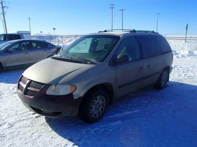 1D4GP45R55B295474 - 2005 DODGE CARAVAN SX GRAY photo 2