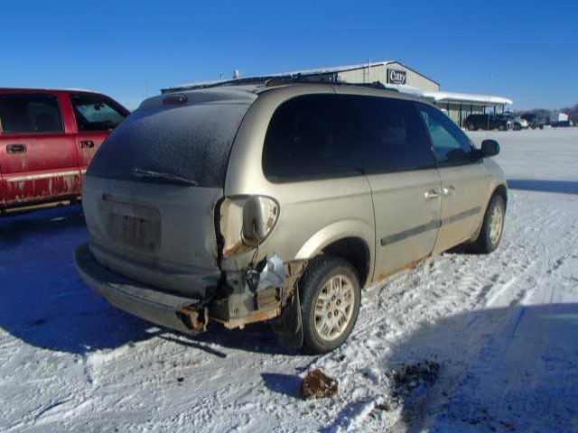 1D4GP45R55B295474 - 2005 DODGE CARAVAN SX GRAY photo 4