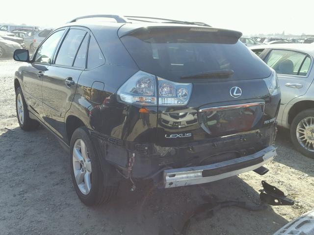 JTJHA31UX50085274 - 2005 LEXUS RX 330 BLACK photo 3