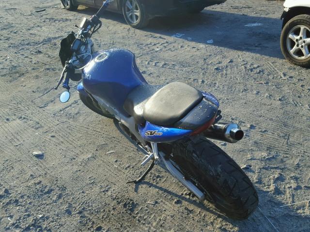 JS1VP52A7Y2100708 - 2000 SUZUKI SV650 BLUE photo 3