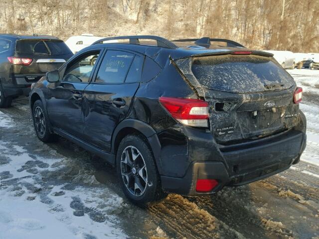 JF2GTADC2JH207493 - 2018 SUBARU CROSSTREK BLACK photo 3