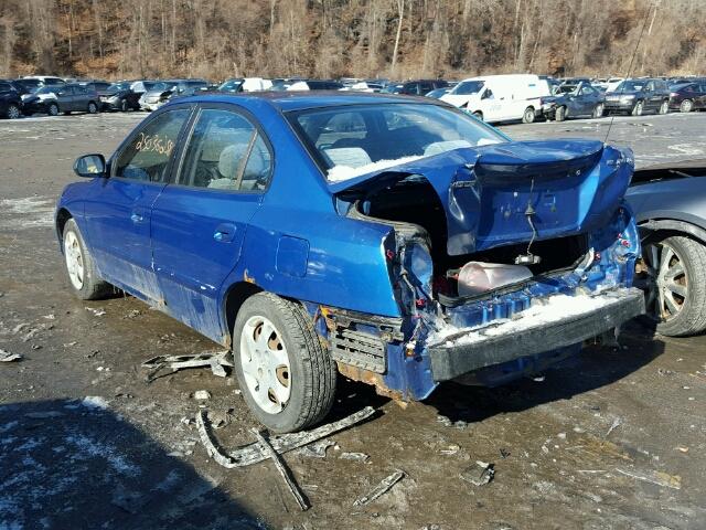 KMHDN46DX6U205200 - 2006 HYUNDAI ELANTRA GL BLUE photo 3