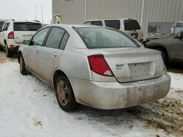 1G8AJ52F44Z143075 - 2004 SATURN ION LEVEL SILVER photo 3