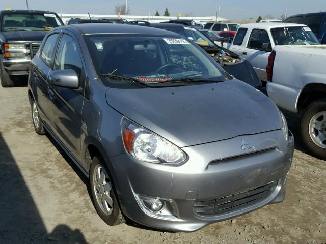 ML32A4HJ4FH054599 - 2015 MITSUBISHI MIRAGE ES SILVER photo 1